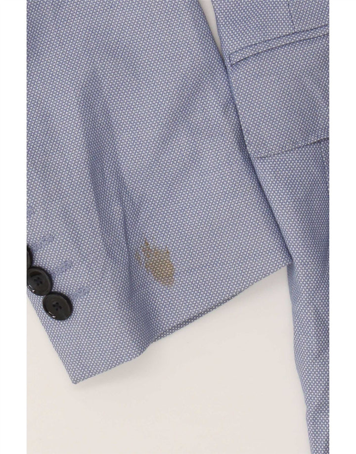 Zara Ανδρικό μπλέιζερ με 2 κουμπιά μπουφάν EU 50 Medium Blue Polyester
