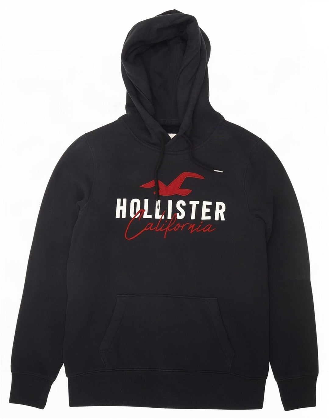 Ανδρικό γραφικό κουκούλα Hollister Small Black