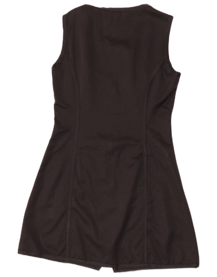 C'EST COMMECA Γυναικείο Αμάνικο Φόρεμα UK 10 Small Black