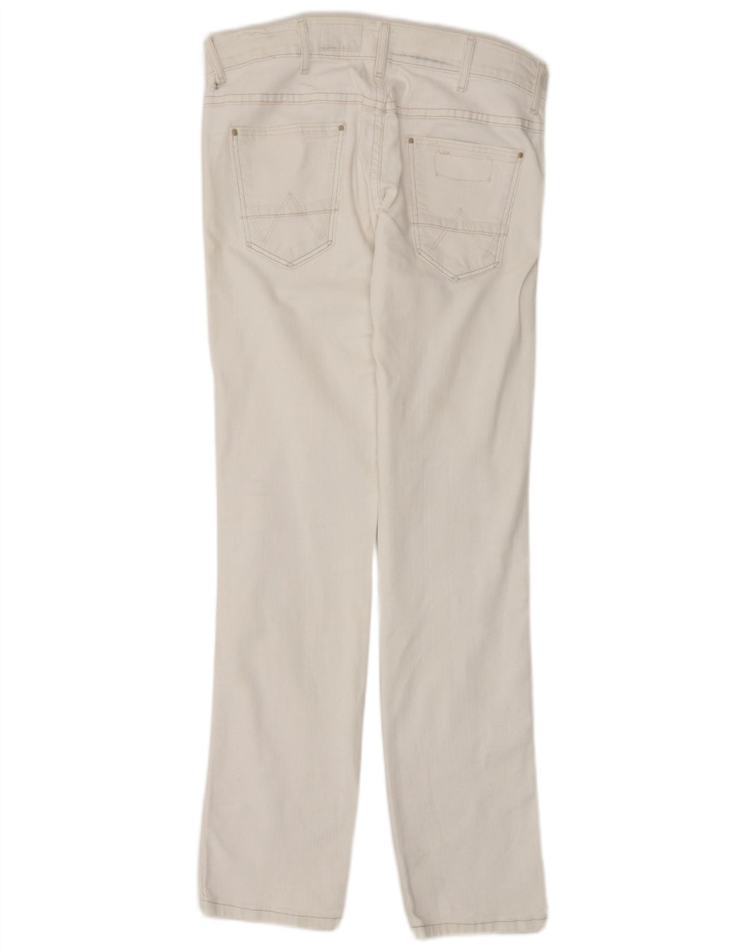Wrangler Womens Vegas Slim Jeans W30 L32 Λευκό