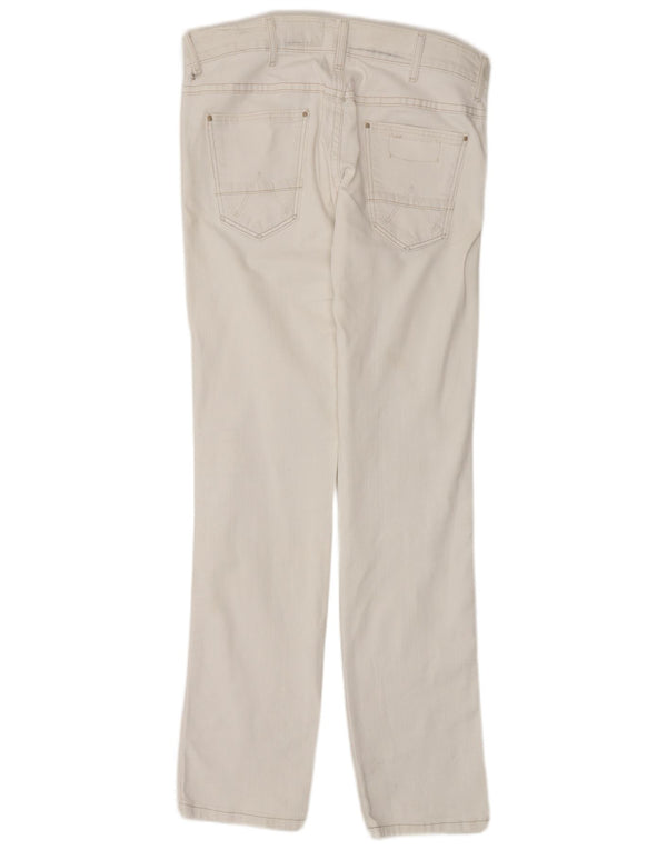Wrangler Womens Vegas Slim Jeans W30 L32 Λευκό