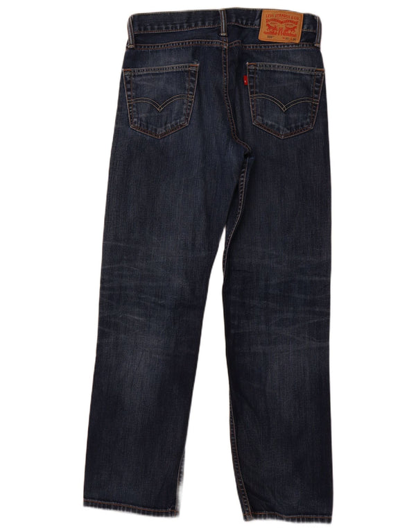 LEVI'S Ανδρικό τζιν 504 ίσιο W30 L30 Μπλε βαμβακερό