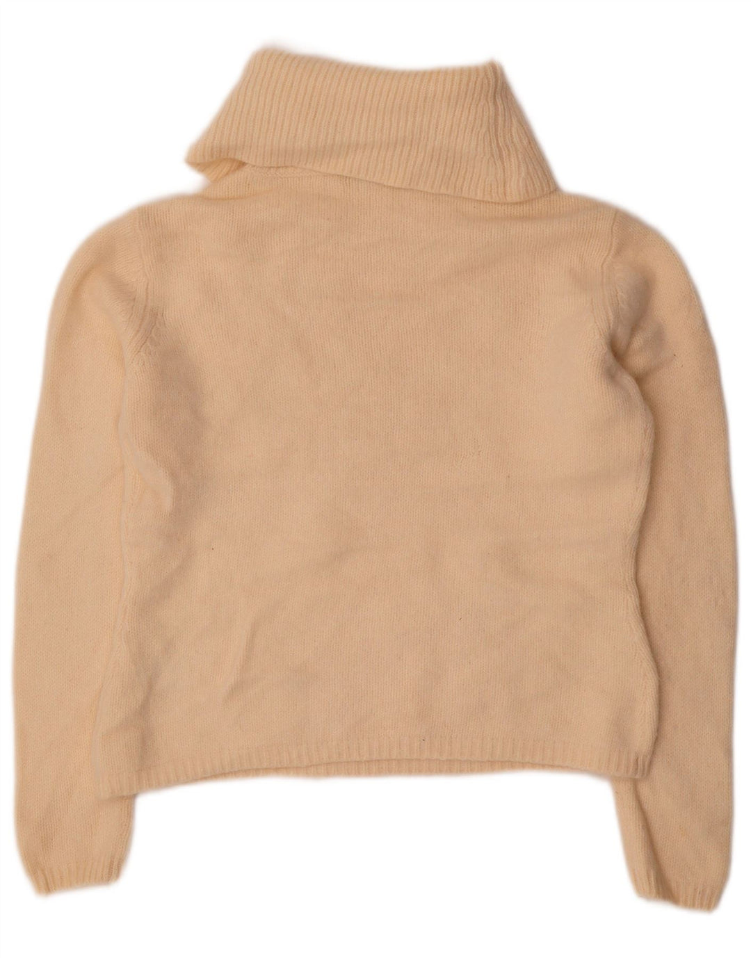 Marks & Spencer Γυναικείο πουλόβερ με ρολό λαιμόκοψη UK 12 Medium Beige Floral