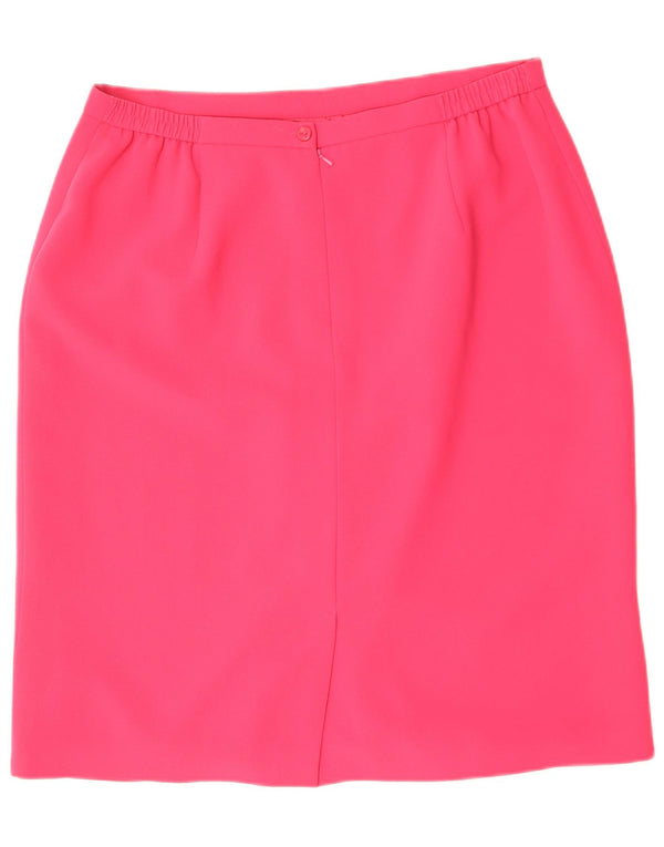 Eastex Γυναικεία Pencil Φούστα EU 46 XL W36 Pink Polyester