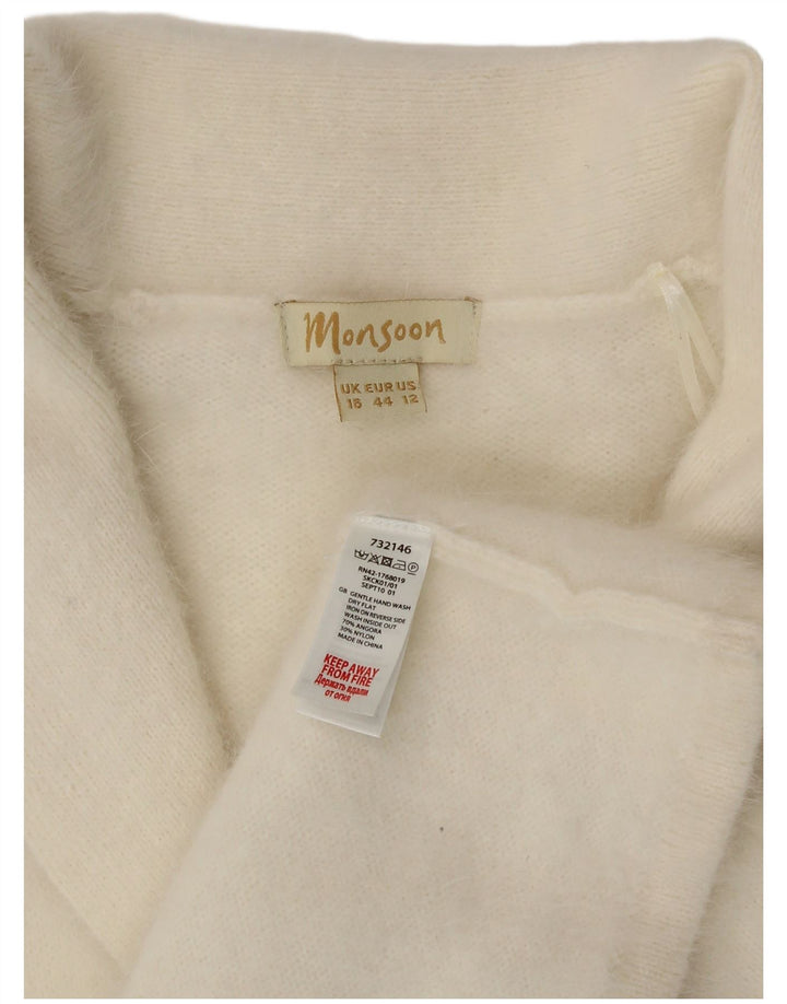 Monsoon Γυναικείο Bolero Jumper UK 16 Large Off White Angora