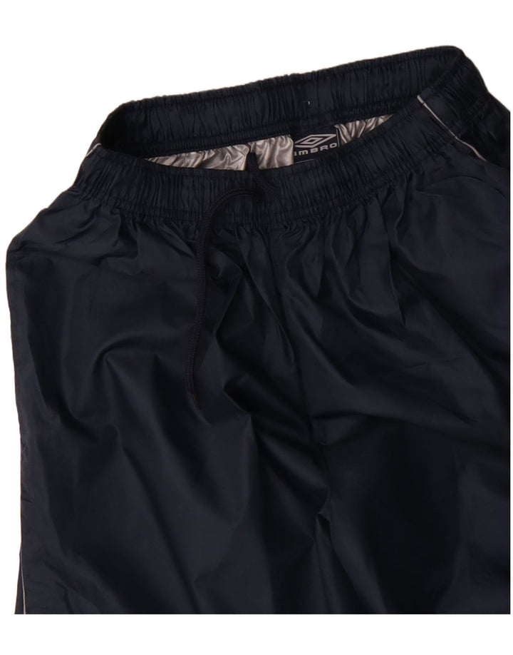 Ανδρική αθλητική φόρμα γραφικών UMBRO Παντελόνι Medium Navy Blue Nylon