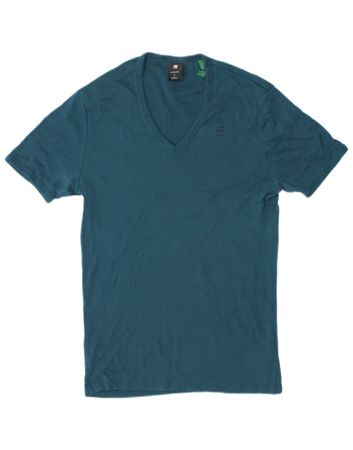 G-Star Ανδρικό T-Shirt Top Μικρό Μπλε Βαμβακερό