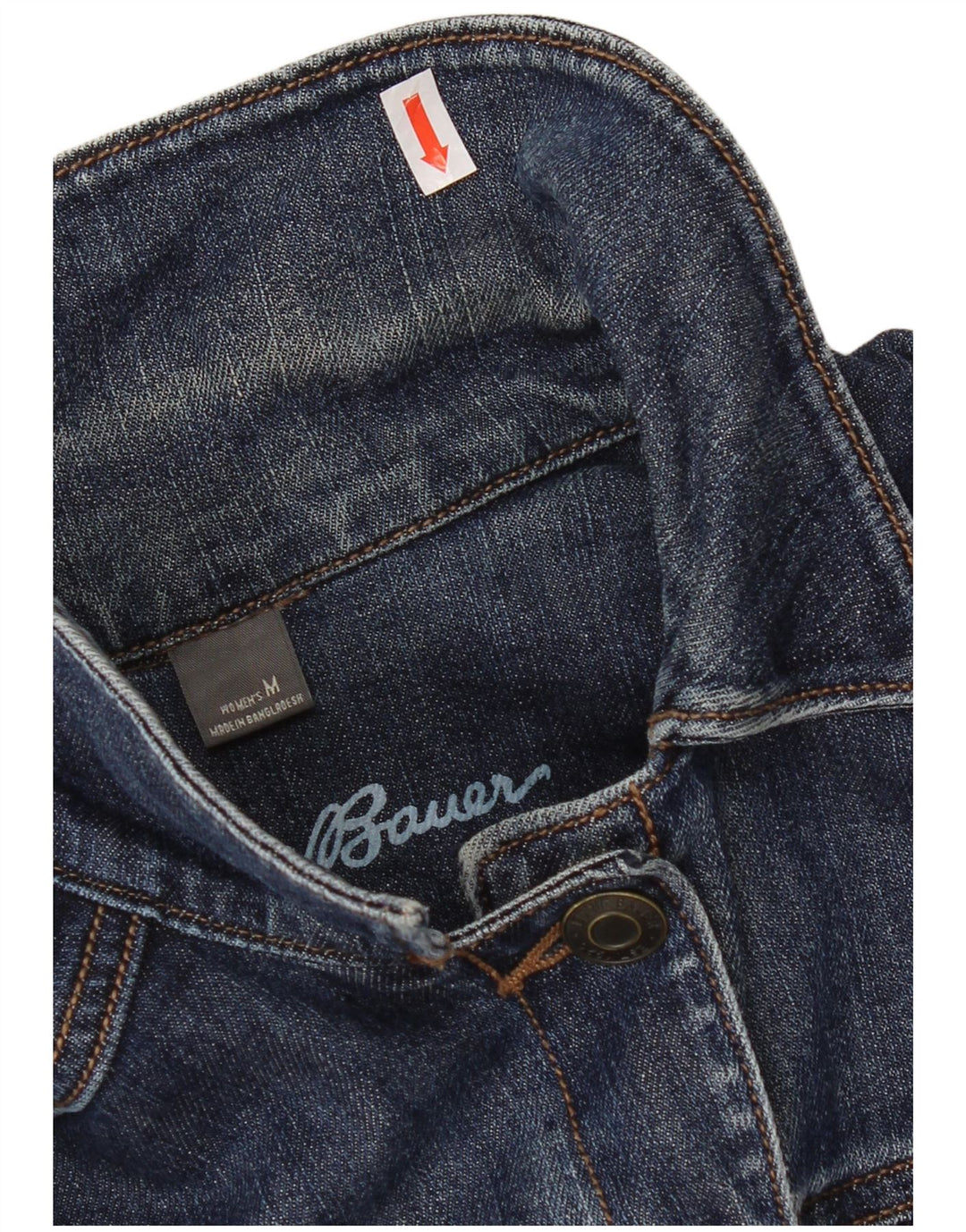 Eddie Bauer Γυναικείο Τζιν Μπουφάν UK 14 Μεσαίο Μπλε Βαμβακερό