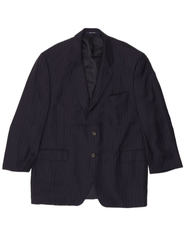 Chaps Ralph Lauren Ανδρικό σακάκι μπλέιζερ UK 46 2XL Navy Blue Pinstripe