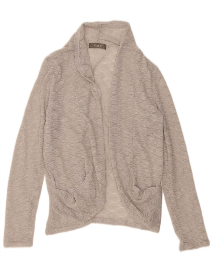 Γυναικεία ζακέτα Oasis Oversized UK 10 Μικροί Γκρι Γεωμετρικός Πολυεστέρας