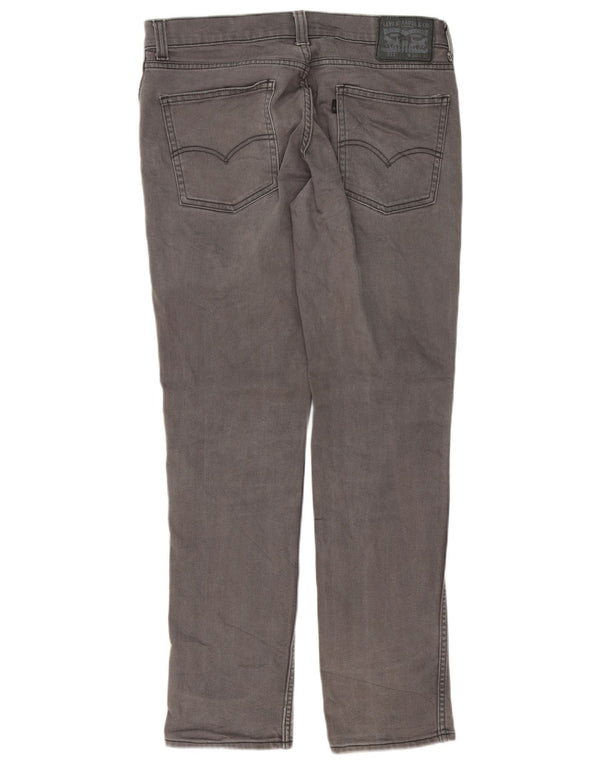 Levi's Mens 511 Slim Jeans W34 L32 Γκρι βαμβακερό