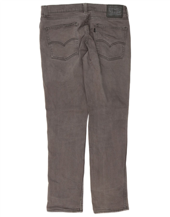 Levi's Mens 511 Slim Jeans W34 L32 Γκρι βαμβακερό