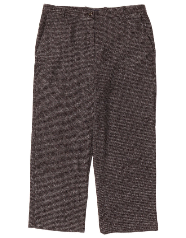 Zara γυναικείο φαρδύ κομμένο παντελόνι EU 40 Medium W30 L23 Grey Polyester