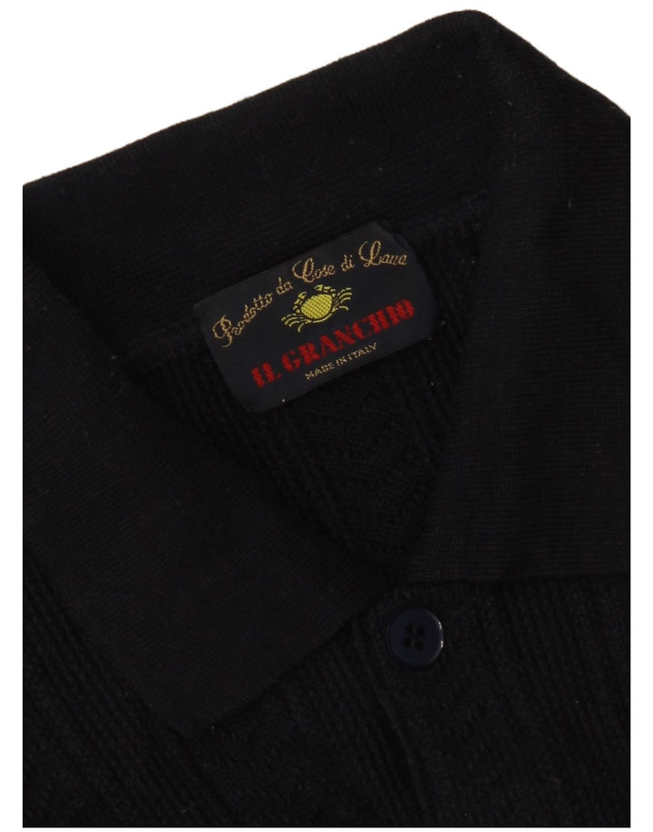 Ανδρικό πουλόβερ με λαιμόκοψη Il Granchio Ανδρικό Μπλε Navy