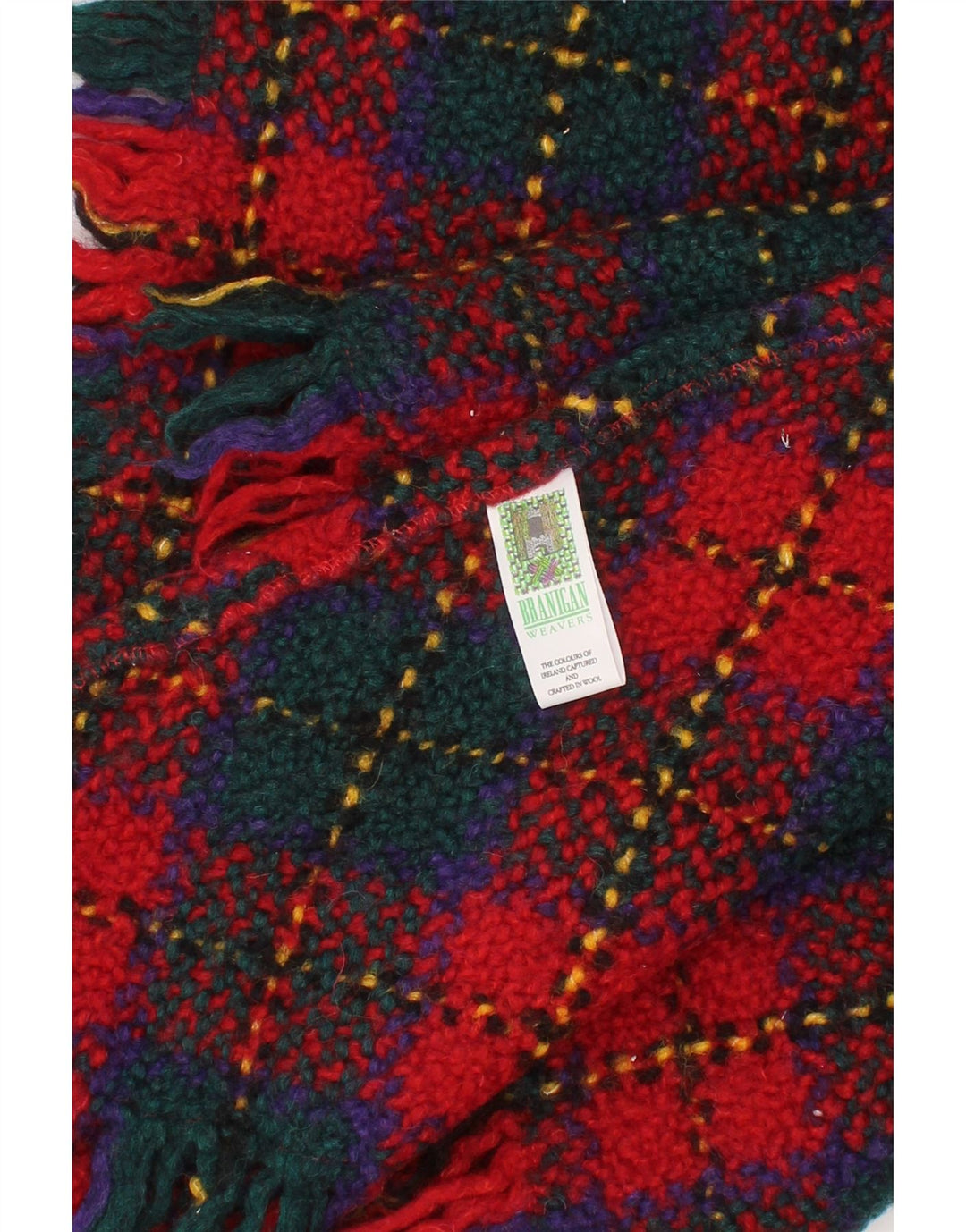 Branigan Γυναικείο πλεκτό σάλι πόντσο One Size L31 Πολύχρωμο καρό