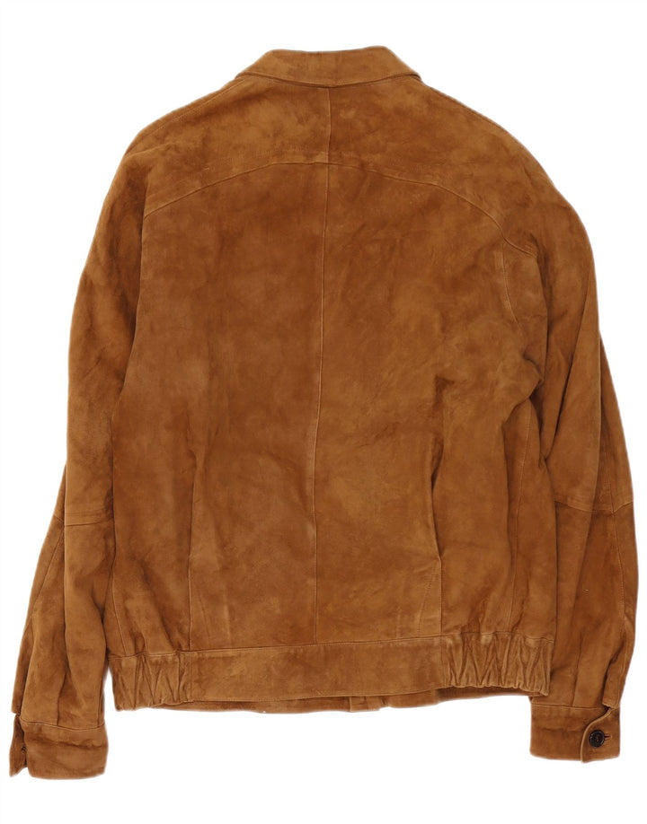 Ανδρικό Suede Jacket VINTAGE UK 38 Medium Beige