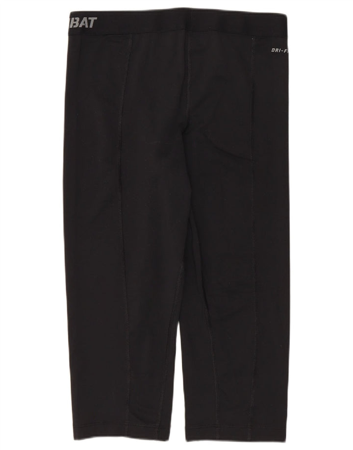 Γυναικεία Nike Dri Fit Graphic Capri leggings UK 12 Medium Black