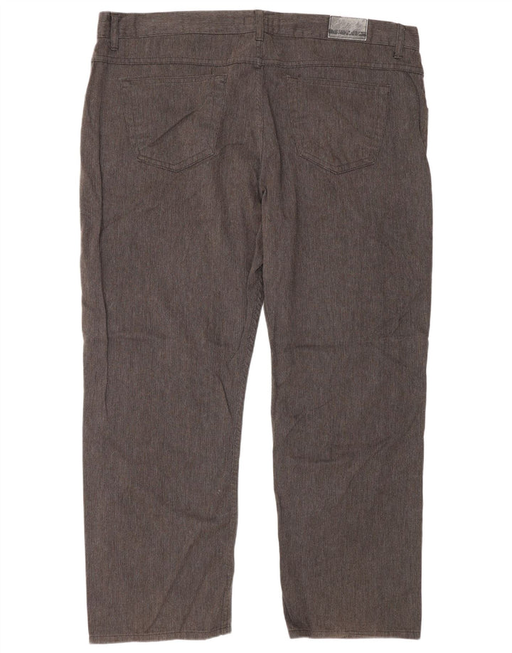 Marks & Spencer Ανδρικό αυτόγραφο Casual Παντελόνι W44 L29 Καφέ Ψαροκόκκαλο