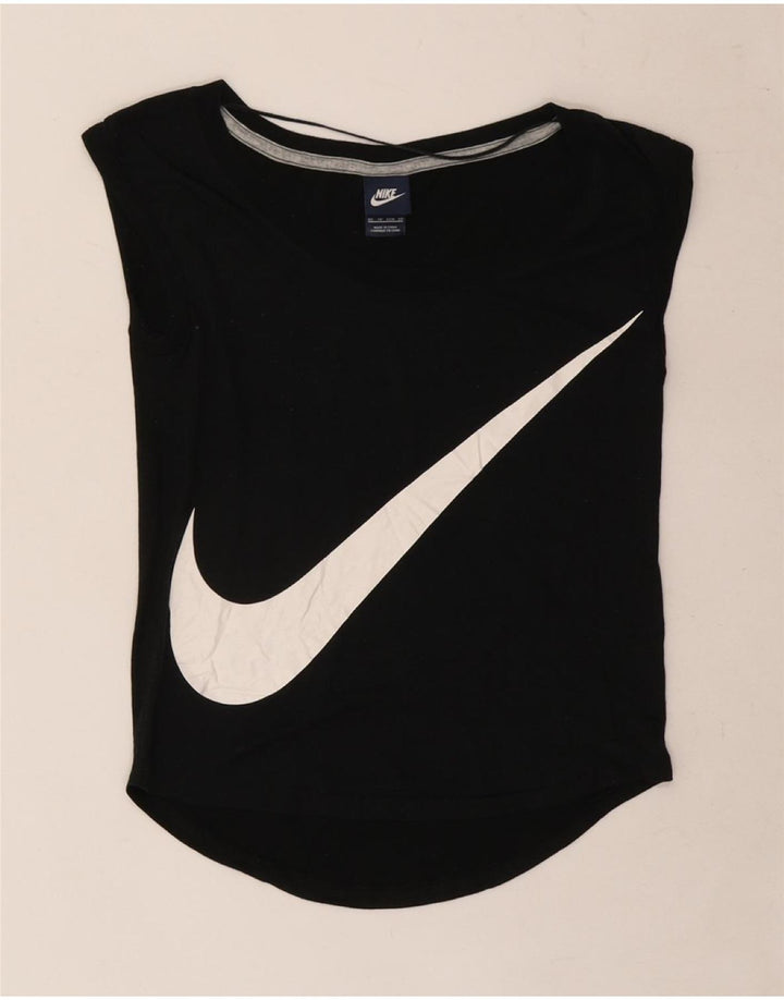 Γυναικείο γραφικό μπλουζάκι NIKE Top UK 6 XS Μαύρο