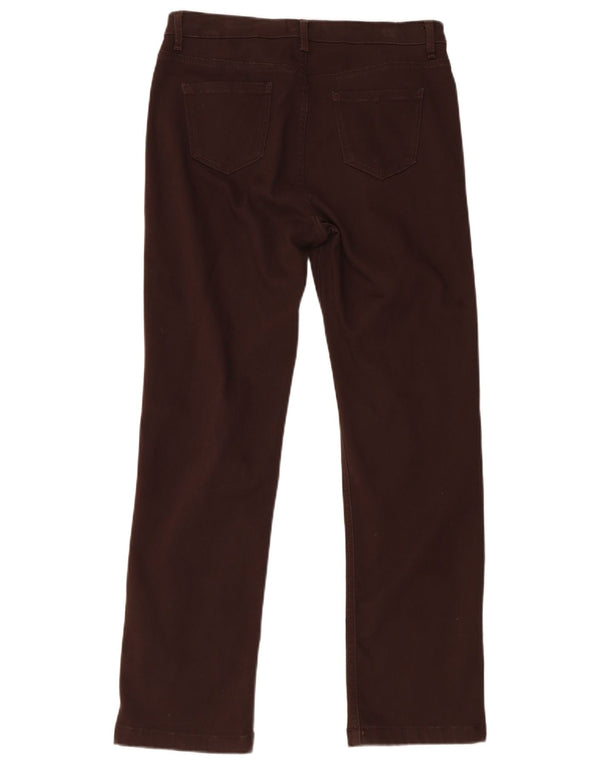 Marks & Spencer Γυναικεία ίσια τζιν UK 14 μεγάλα W32 L31 καφέ βαμβακερά
