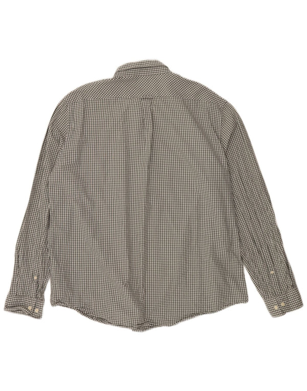 TIMBERLAND Ανδρικό πουκάμισο κανονικής εφαρμογής 3XL Πράσινο βαμβακερό Gingham