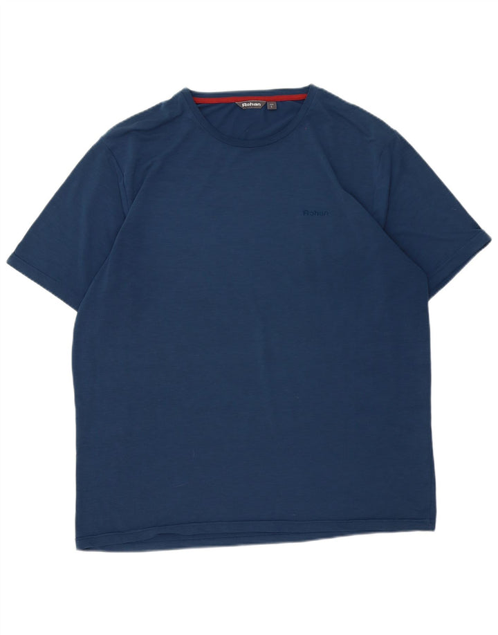 Rohan Ανδρικό T-Shirt Top Large Navy Blue Polyester