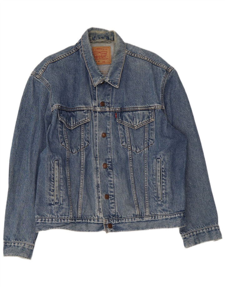 Ανδρικό τζιν μπουφάν Levi's UK 40 Large Blue