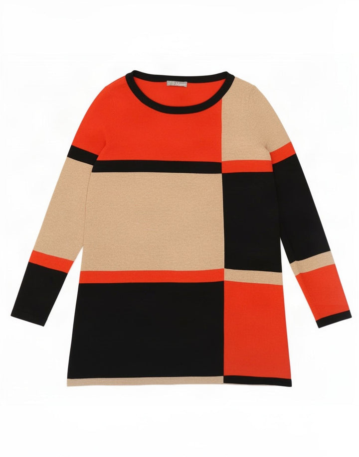 Marks & Spencer Γυναικείο πουλόβερ με λαιμόκοψη UK 14 Medium Orange