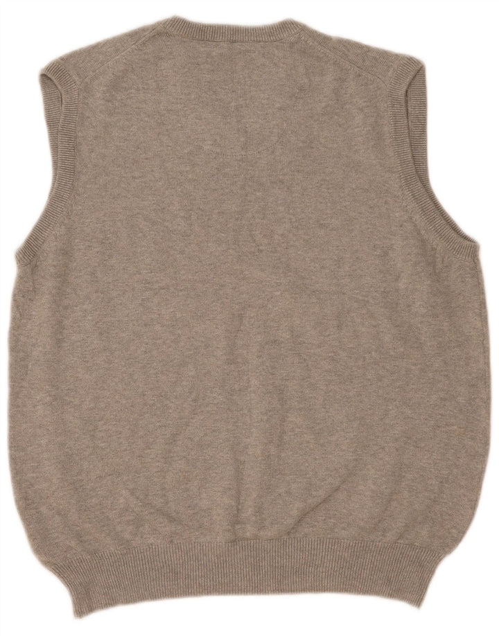 Marks & Spencer Ανδρικό Μπλε Γιλέκο Harbor Tank Top Μεγάλο γκρι βαμβακερό