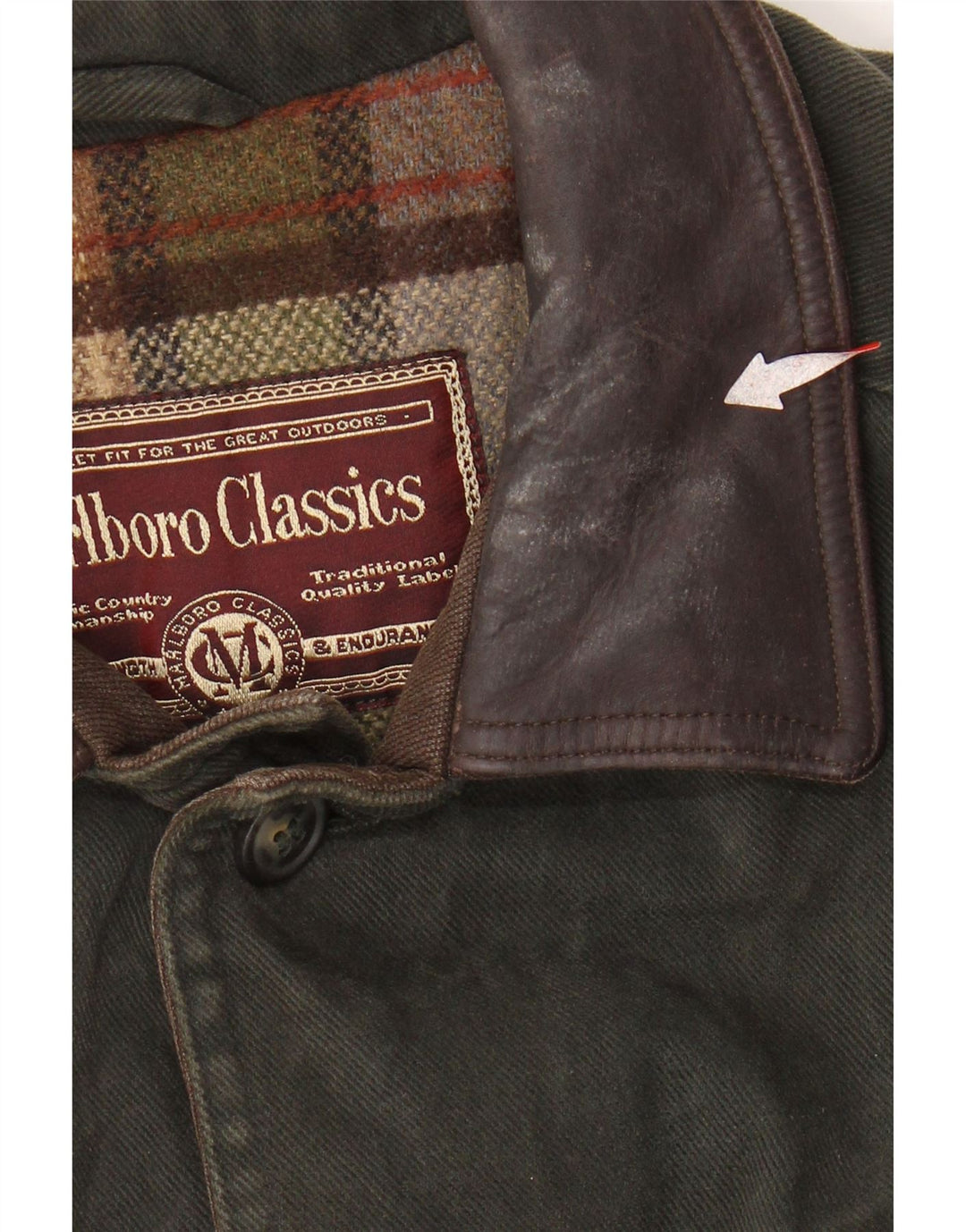 Ανδρικό μπουφάν MARLBORO CLASSICS Utility UK 38 Medium Khaki Colourblock