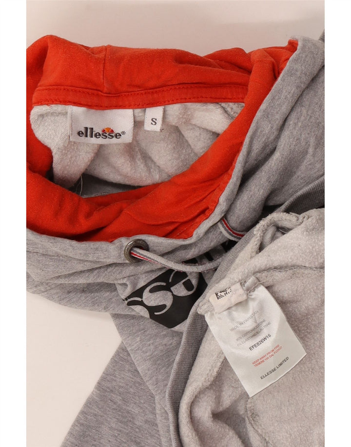 Ellesse Γυναικεία γραφικά υπερμεγέθη φούτερ Jumper UK 10 Small Grey Flecked