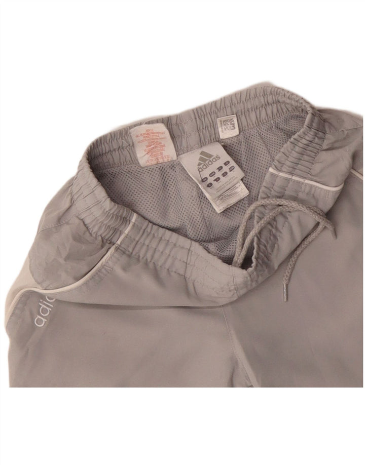 Αθλητικά σορτς γραφικών βερμούδων ADIDAS για αγόρια 15-16 ετών γκρι χρώμα