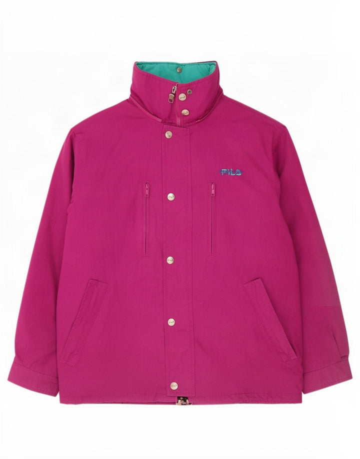 Fila Girls Padded Ski Jacket 13-14 Years Purple Polyester