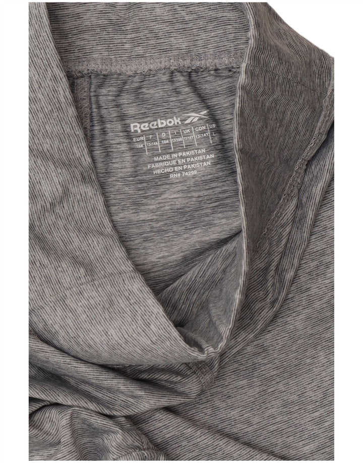 Κοριτσίστικα κολάν REEBOK 13-14 ετών Γκρι πολυεστέρας