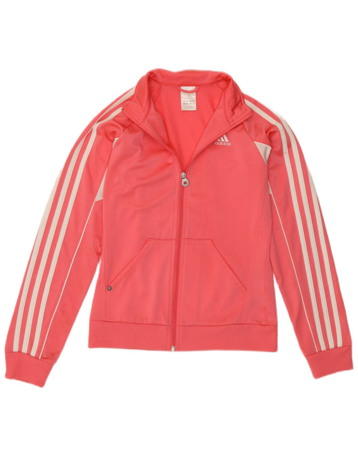 Γυναικεία αθλητική φόρμα Adidas Top Jacket UK 10 Small Pink Polyester