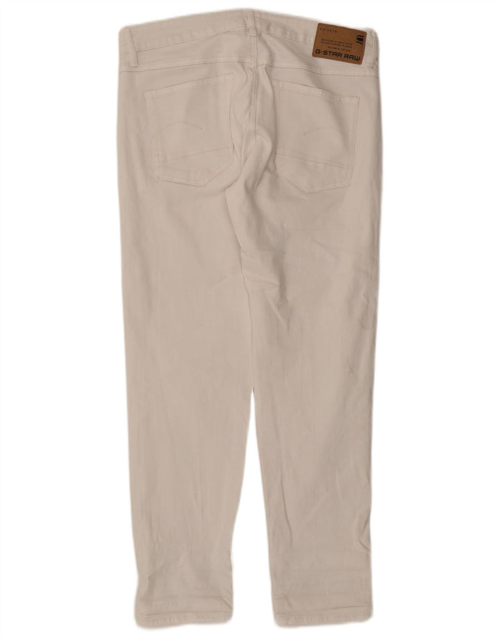 G-STAR Γυναικείο Slim Jeans W29 L29 Λευκό βαμβακερό