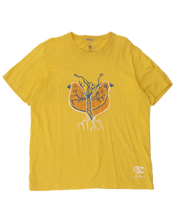 Ανδρικό T-shirt Timberland Earthkeepers Regular Fit Top XL Κίτρινο