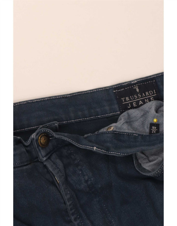 Trussardi Γυναικείο Tapered Jeans IT 46 Large W32 L28 Blue