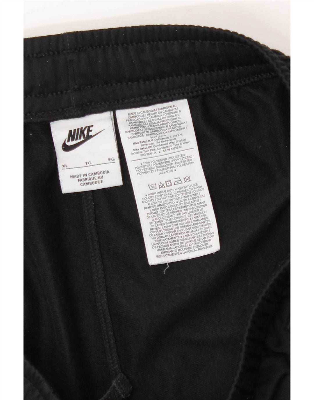 Ανδρική φόρμα Nike Παντελόνι Joggers XL Μαύρο πολυεστέρα