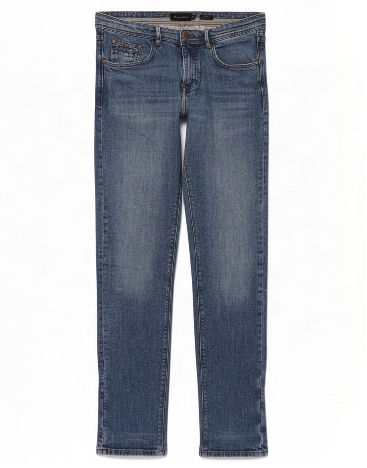 Massimo Dutti Ανδρικό Slim Jeans EU 40 Medium W31 L32 Blue