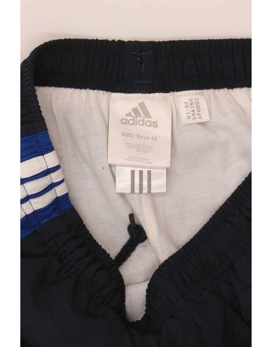 Παντελόνι αθλητικής φόρμας Adidas Boys 11-12 ετών Navy Blue Colorblock Polyester