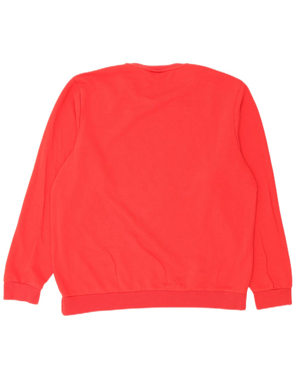 Ανδρικό γραφικό φούτερ Adidas Jumper XL Red Cotton