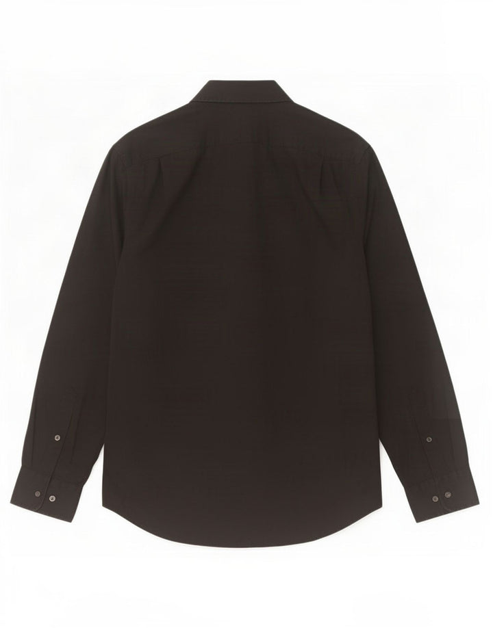 Ανδρικό πουκάμισο Gap Classic Fit, Μεσαίο μαύρο βαμβακερό