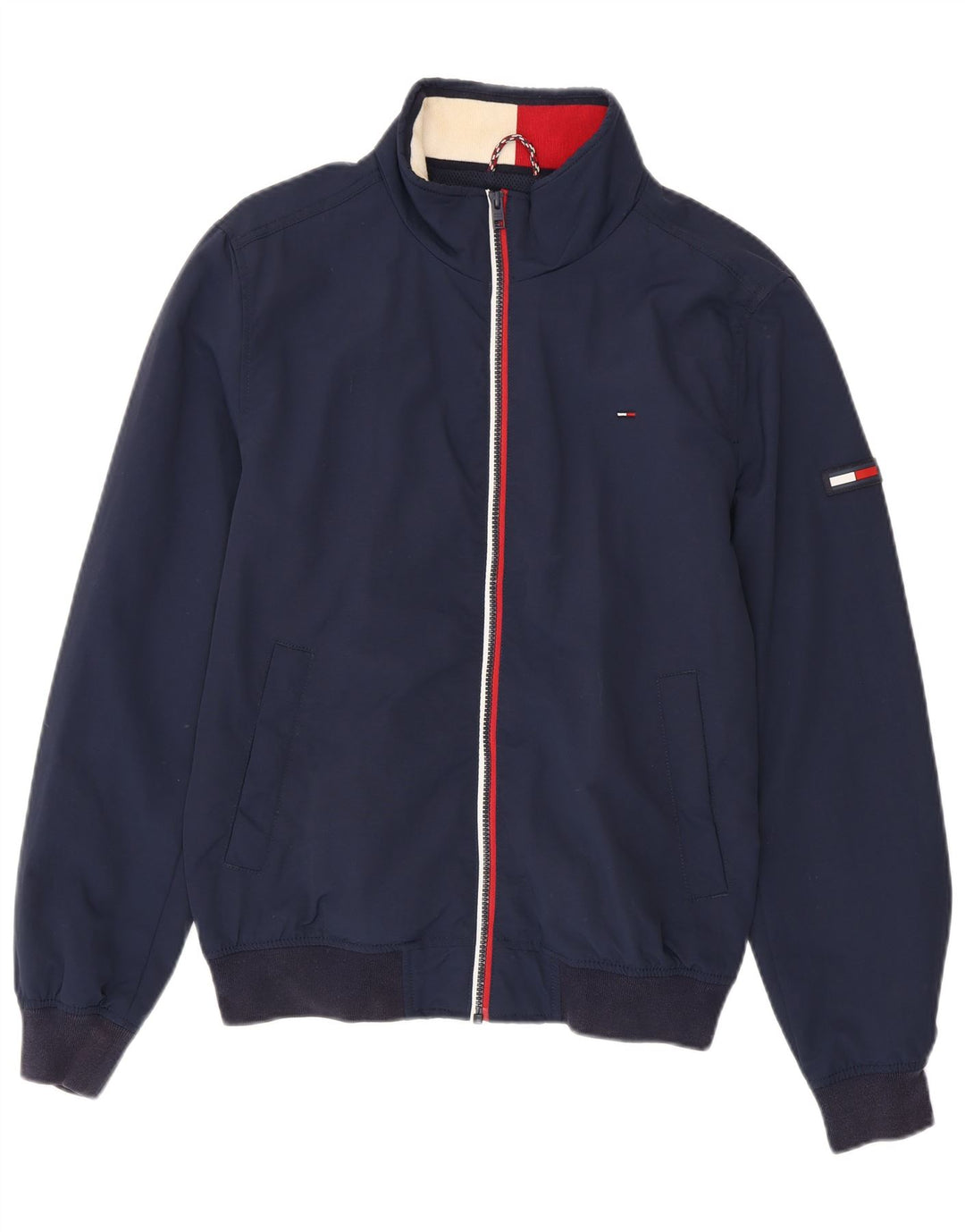 Ανδρικό μπουφάν Tommy Hilfiger UK 38 Medium Navy Blue Polyamide