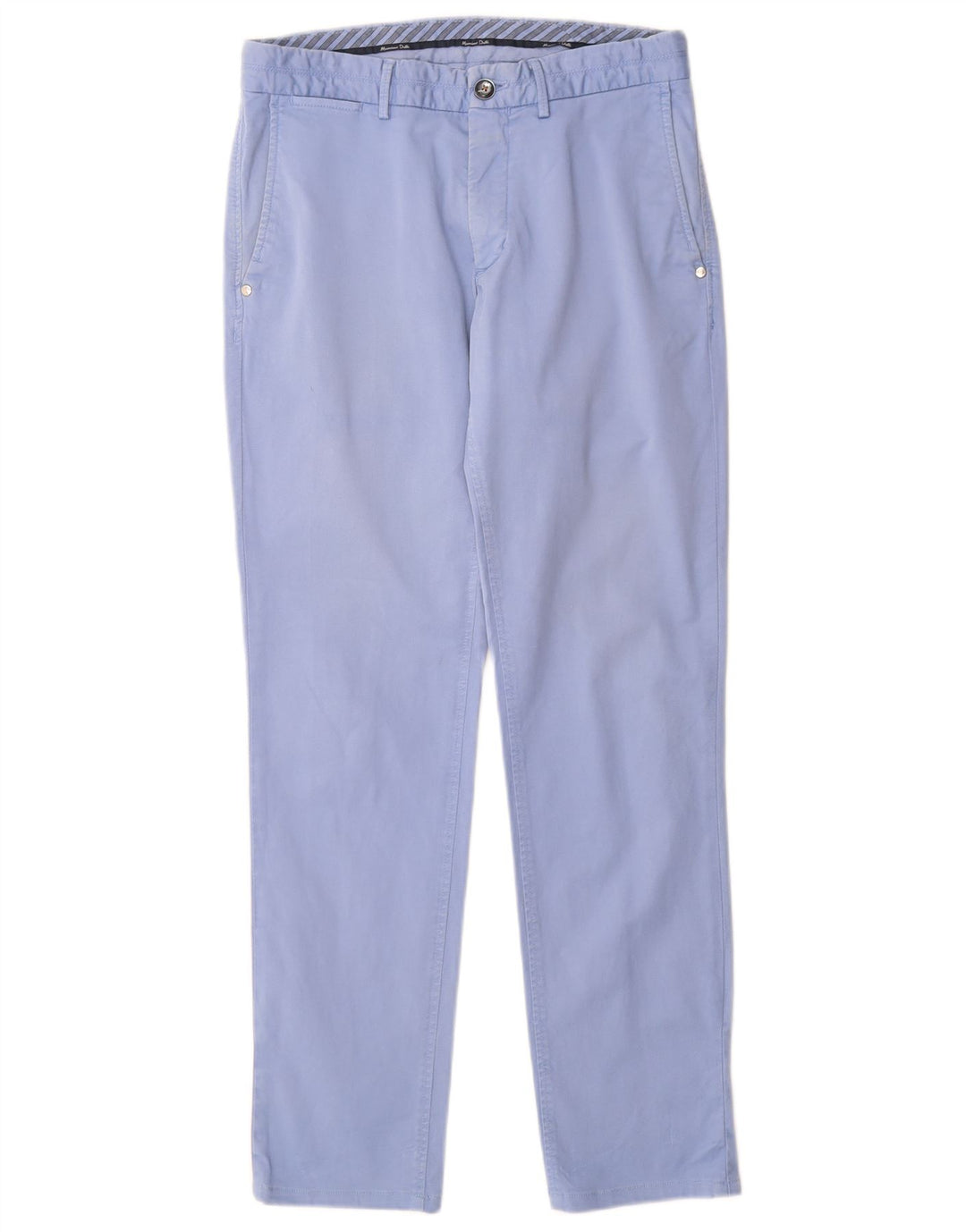 MASSIMO DUTTI Ανδρικό παντελόνι Chino Slim Fit EU 38 Small W30 L30 Blue