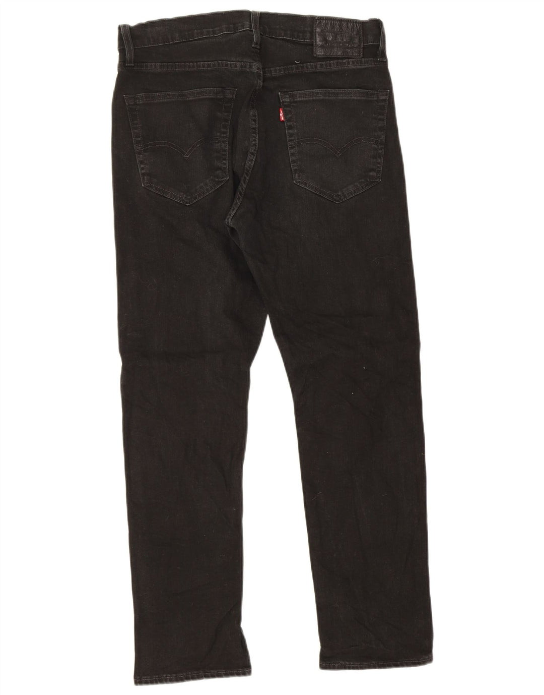 Γυναικείο τζιν ίσιο Levi's W32 L30 μαύρο βαμβακερό