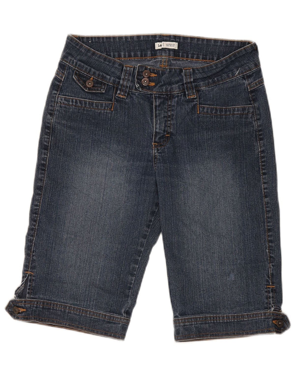 Lee Womens Denim Shorts US 6 Medium W28 Blue Cotton