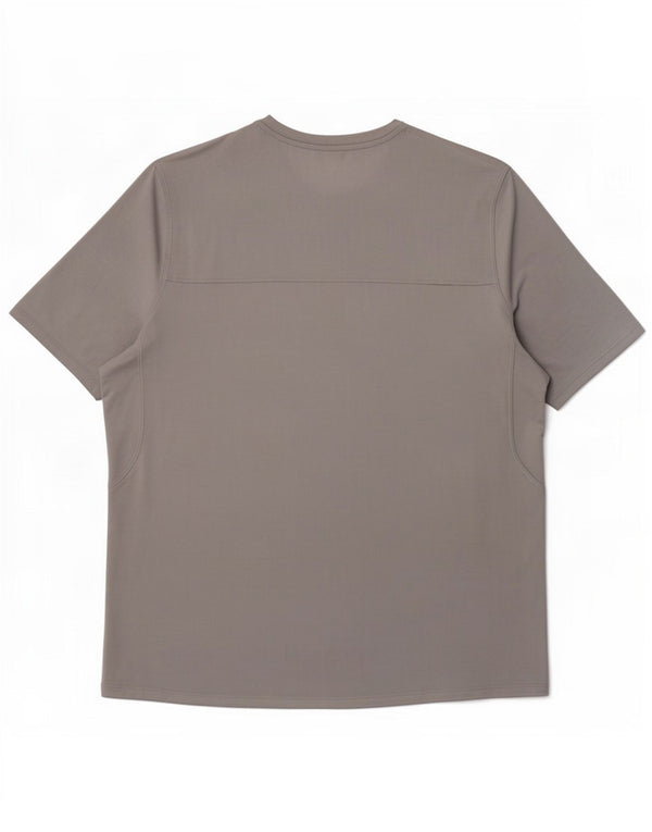 Reebok Mens T-Shirt Top Large Grey Polyester