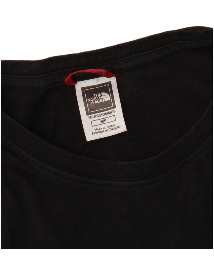 Ανδρικό γραφικό τοπ μακρυμάνικο North Face Μικρό Μαύρο