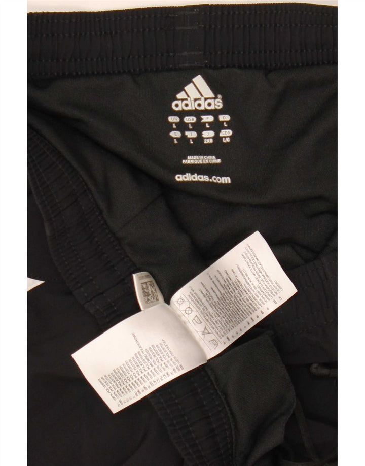 Ανδρικό σορτς Adidas Climalite Sport μεγάλο μαύρο πολυεστέρα